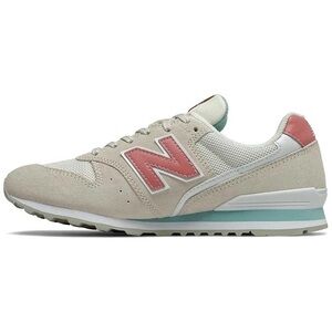 New Balance Women's Sneakers - Cream, Pink, and Blue